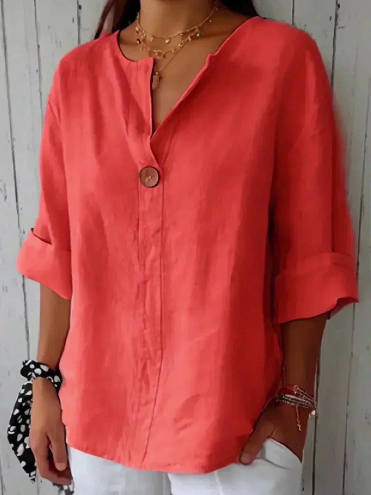Diana | Relaxed V-Neck Top