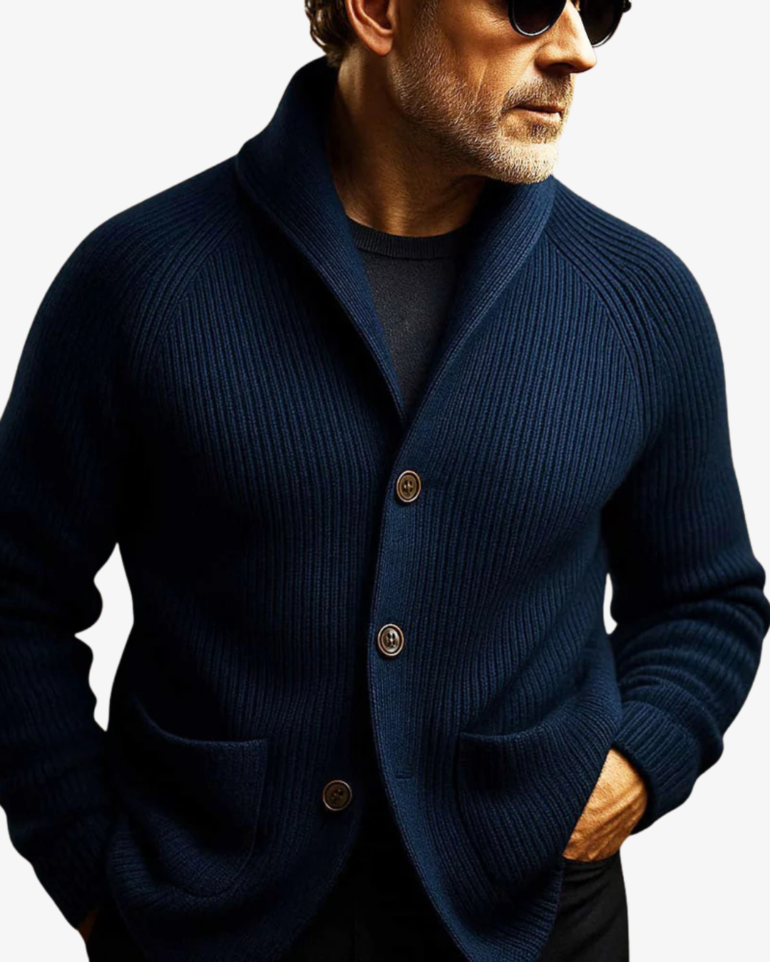 Graham | Tailored Button Front Cardigan