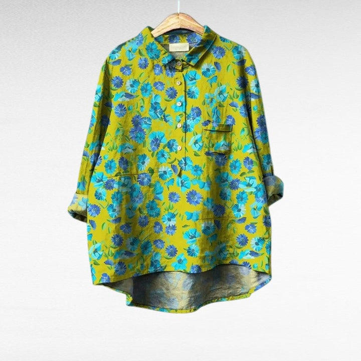 MOREAU LYON | BRIGHT FLOWER BLOUSE FOR WOMEN
