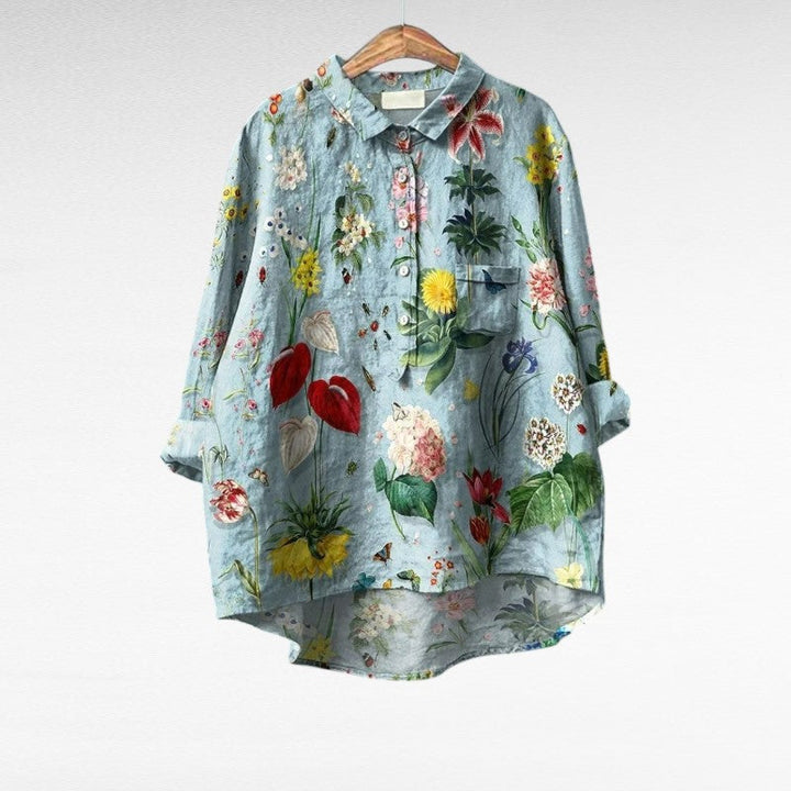 MOREAU LYON | BOTANICAL FLOWERS BLOUSE FOR WOMEN