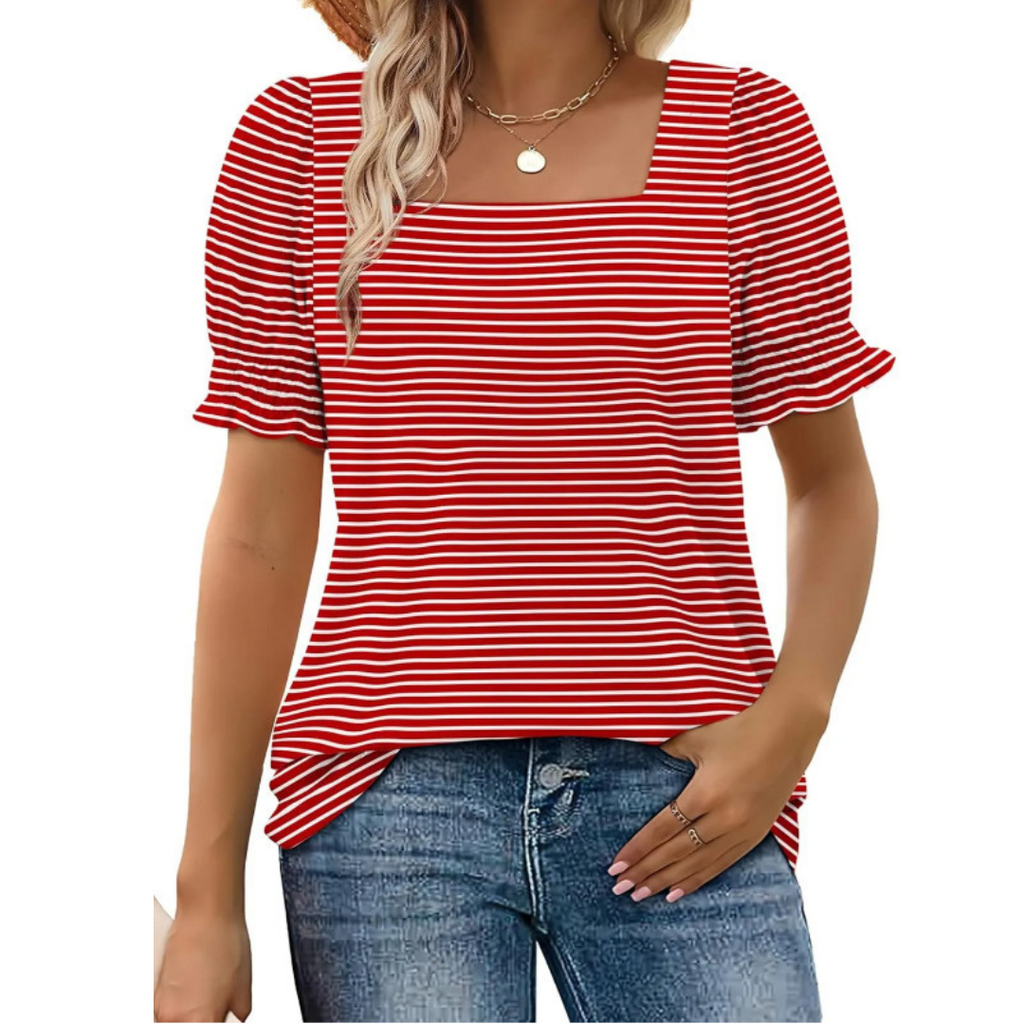Valerie | Lightweight Ruffle Sleeve Summer Essential