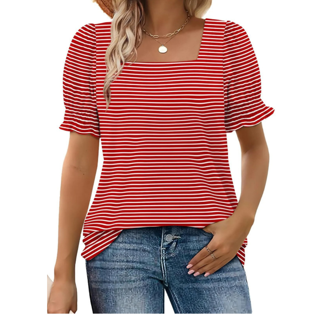 Valerie | Lightweight Ruffle Sleeve Summer Essential