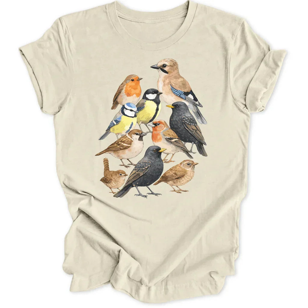 Susan | Elegant Bird Print T-Shirt