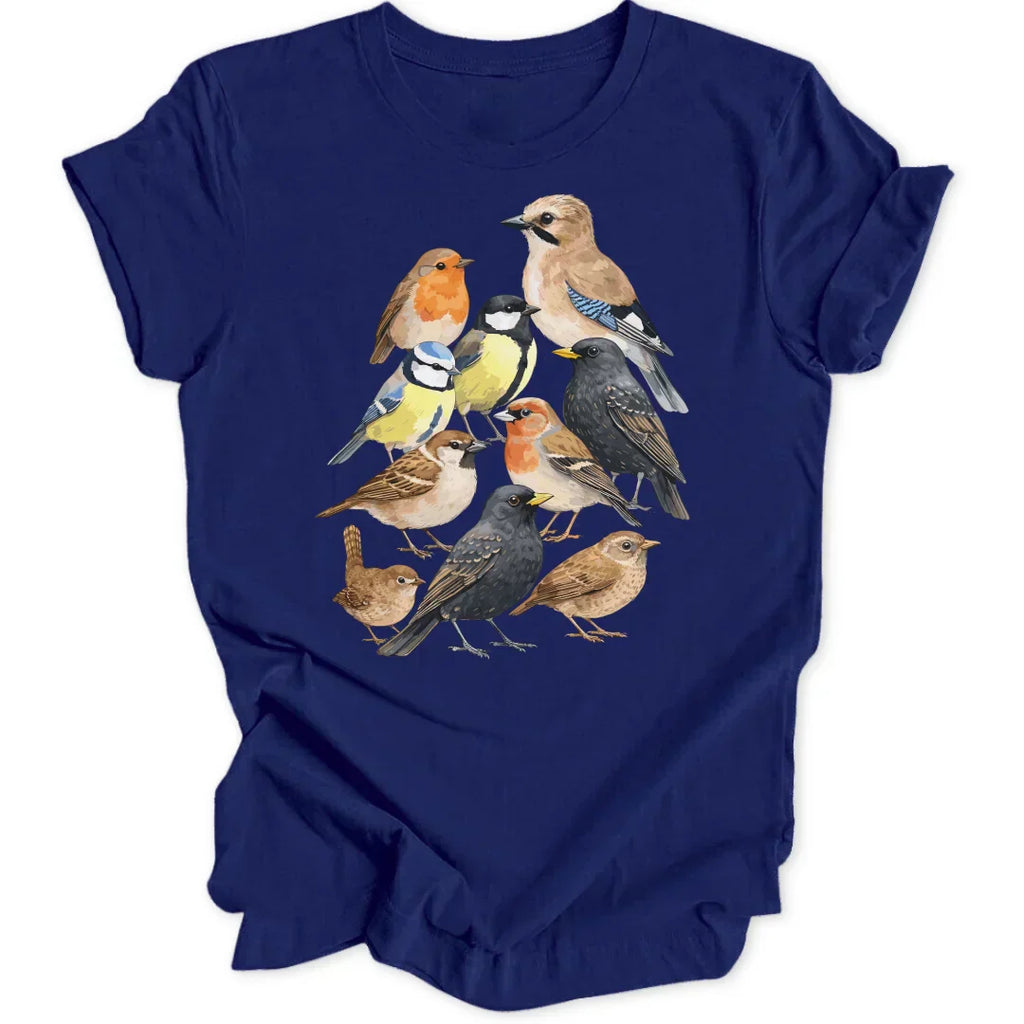 Susan | Elegant Bird Print T-Shirt