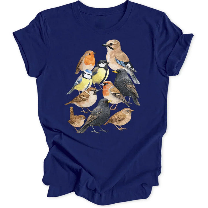 Susan | Elegant Bird Print T-Shirt