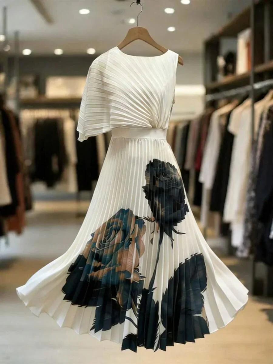 Wendy | Pleated Midi Dress