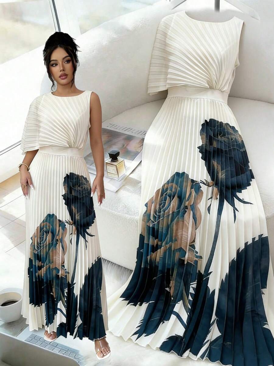 Wendy | Pleated Midi Dress