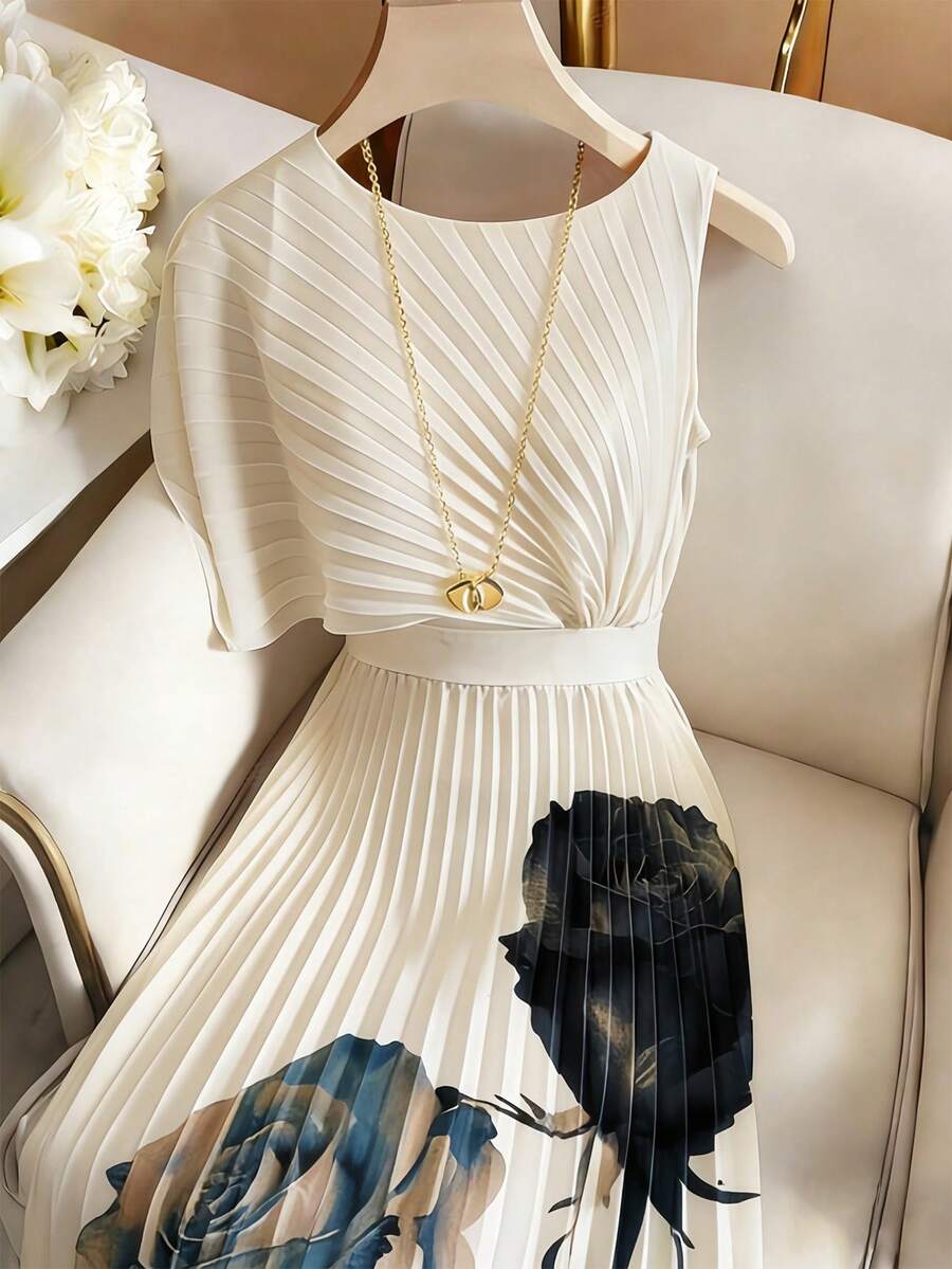 Wendy | Pleated Midi Dress