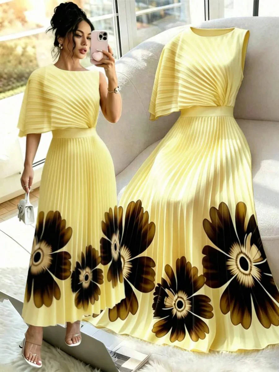 Wendy | Pleated Midi Dress