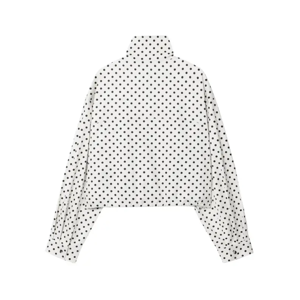 DARCY™ – Polka Dot Long Sleeve Jacket