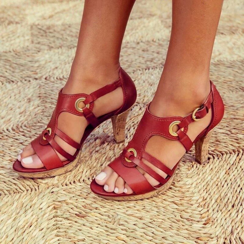 Elaine | Block Heel Sandal