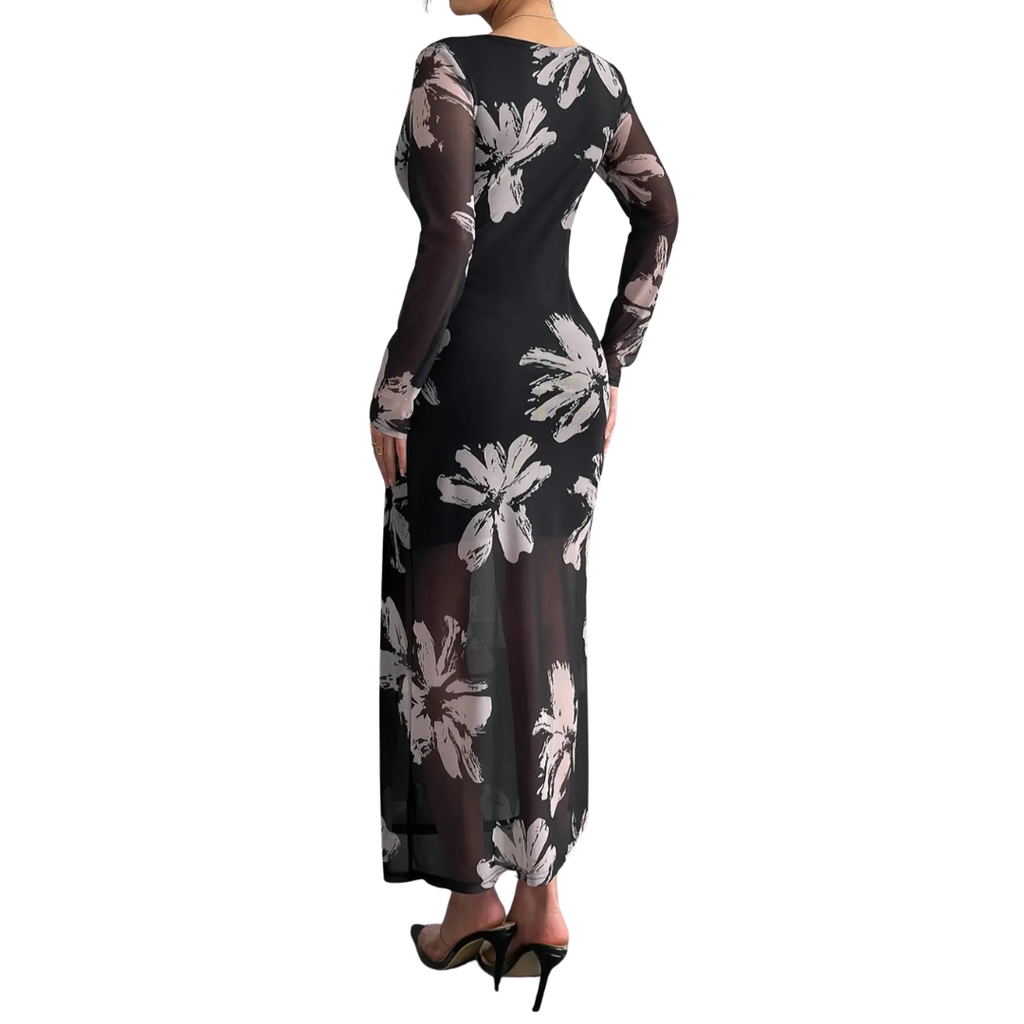 MEADOW™ – Elegant Floral Maxi Dress