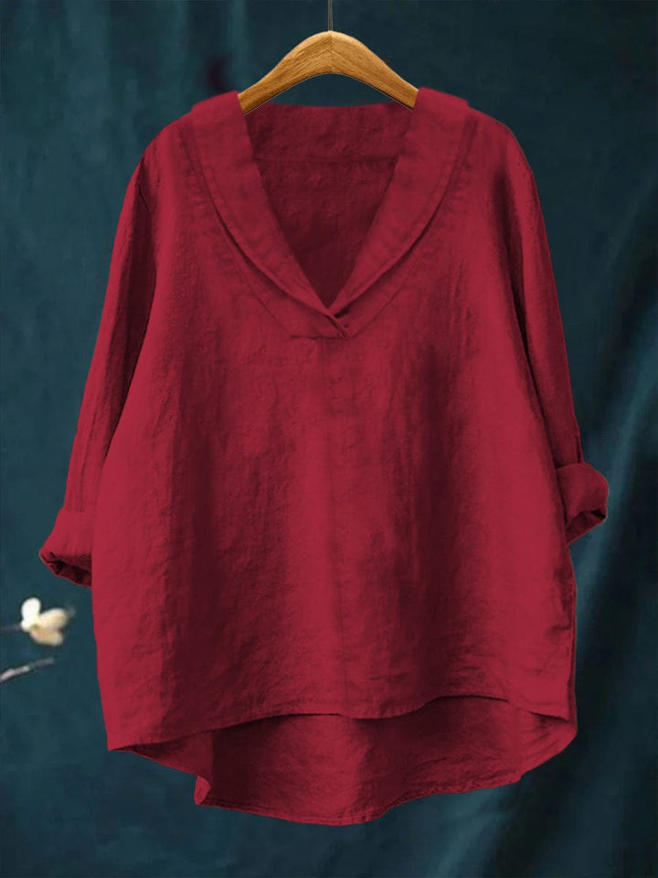 MOREAU LYON | AMPLE V-NECK BLOUSE FOR WOMEN