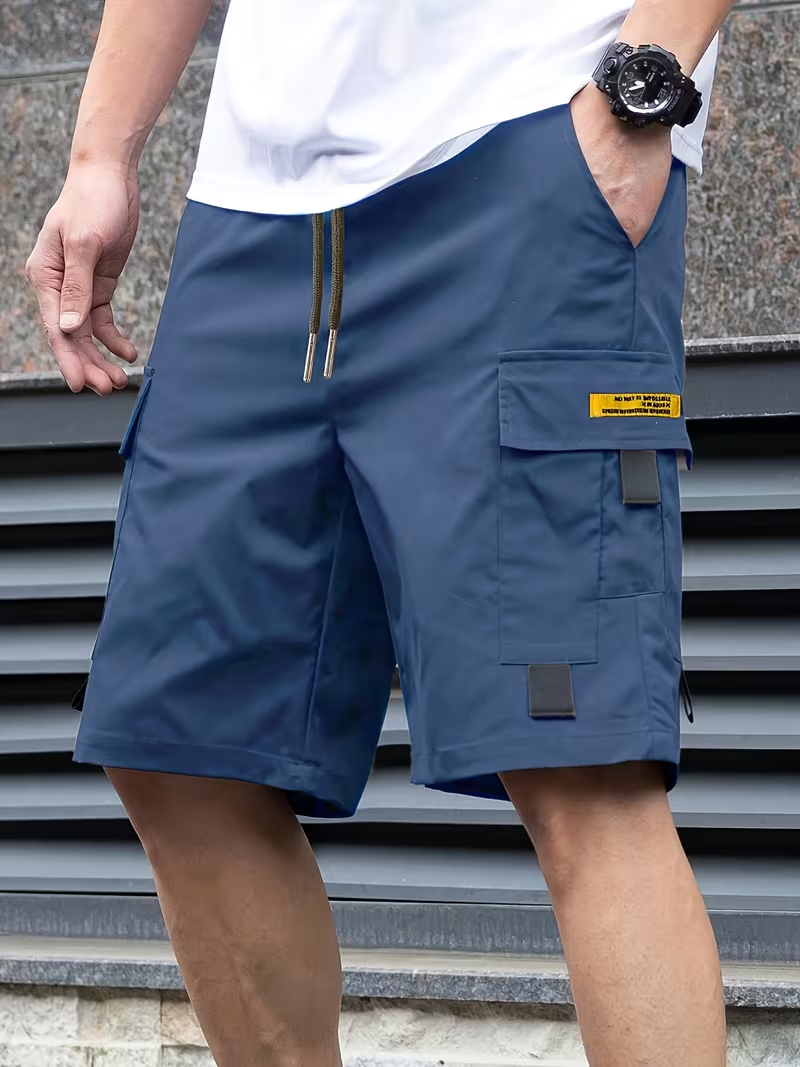 Derek | Casual Multi Pocket Cargo Shorts