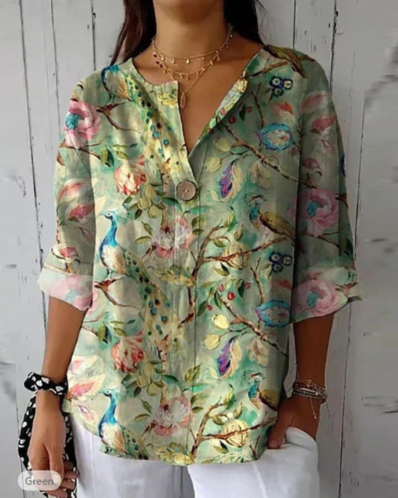Floral Vintage Blouse