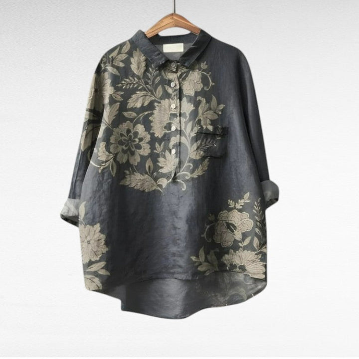 MOREAU LYON | ELEGANT FLOWER BLOUSE FOR WOMEN