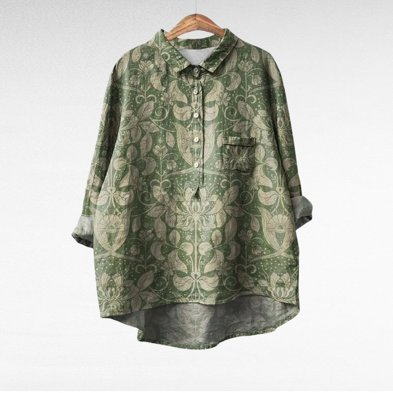 MOREAU LYON | COLOURED FLOWER BLOUSE FOR WOMEN