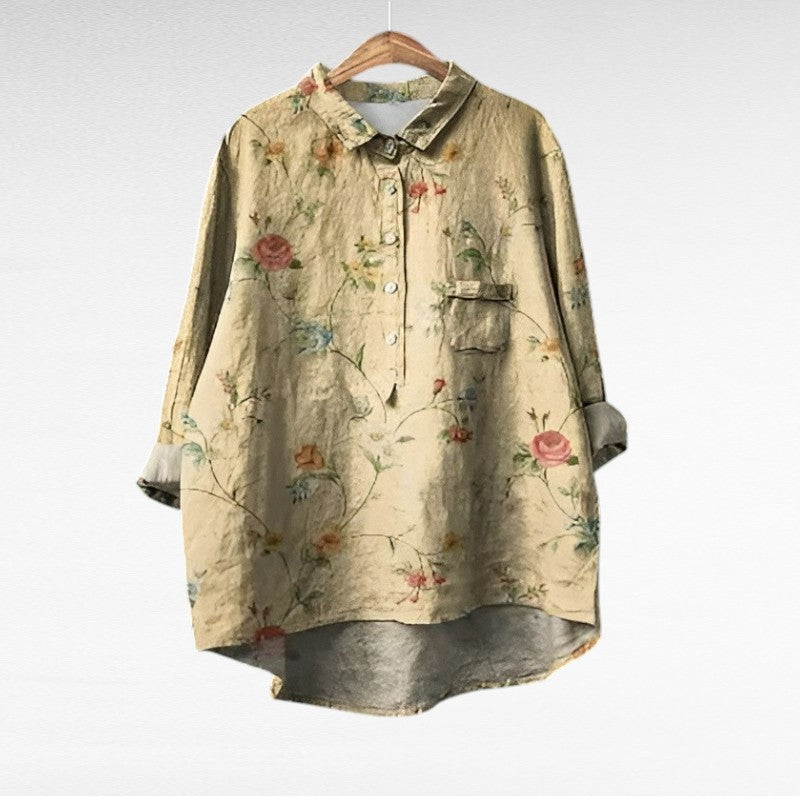MOREAU LYON | COLOURED FLOWER BLOUSE FOR WOMEN