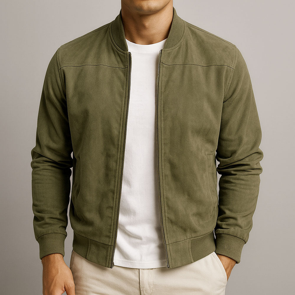 Kenneth | Jacket in Suede Look