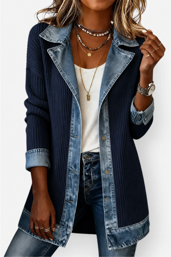 Christine | Contrast Trim Cardigan
