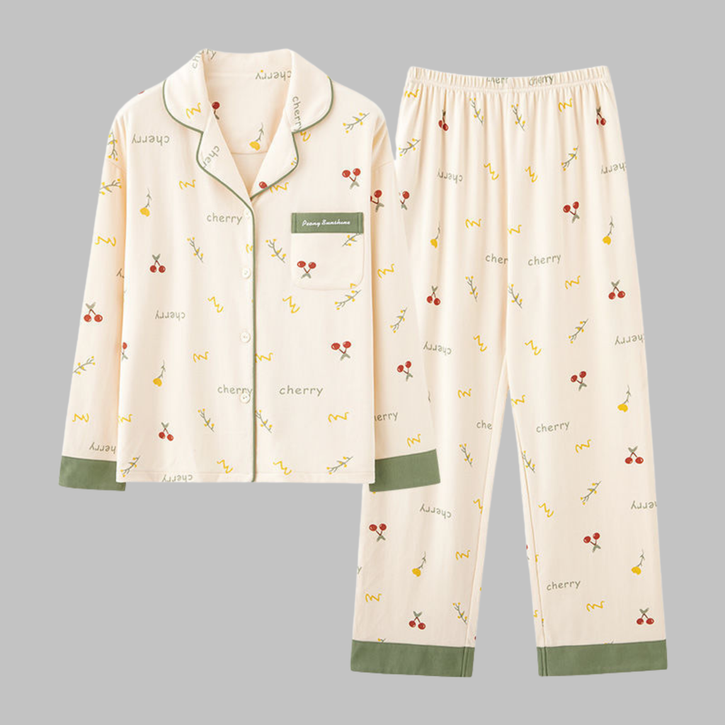 COSIMA™ - Cozy Long Sleeve Top and Pants Loungewear Set