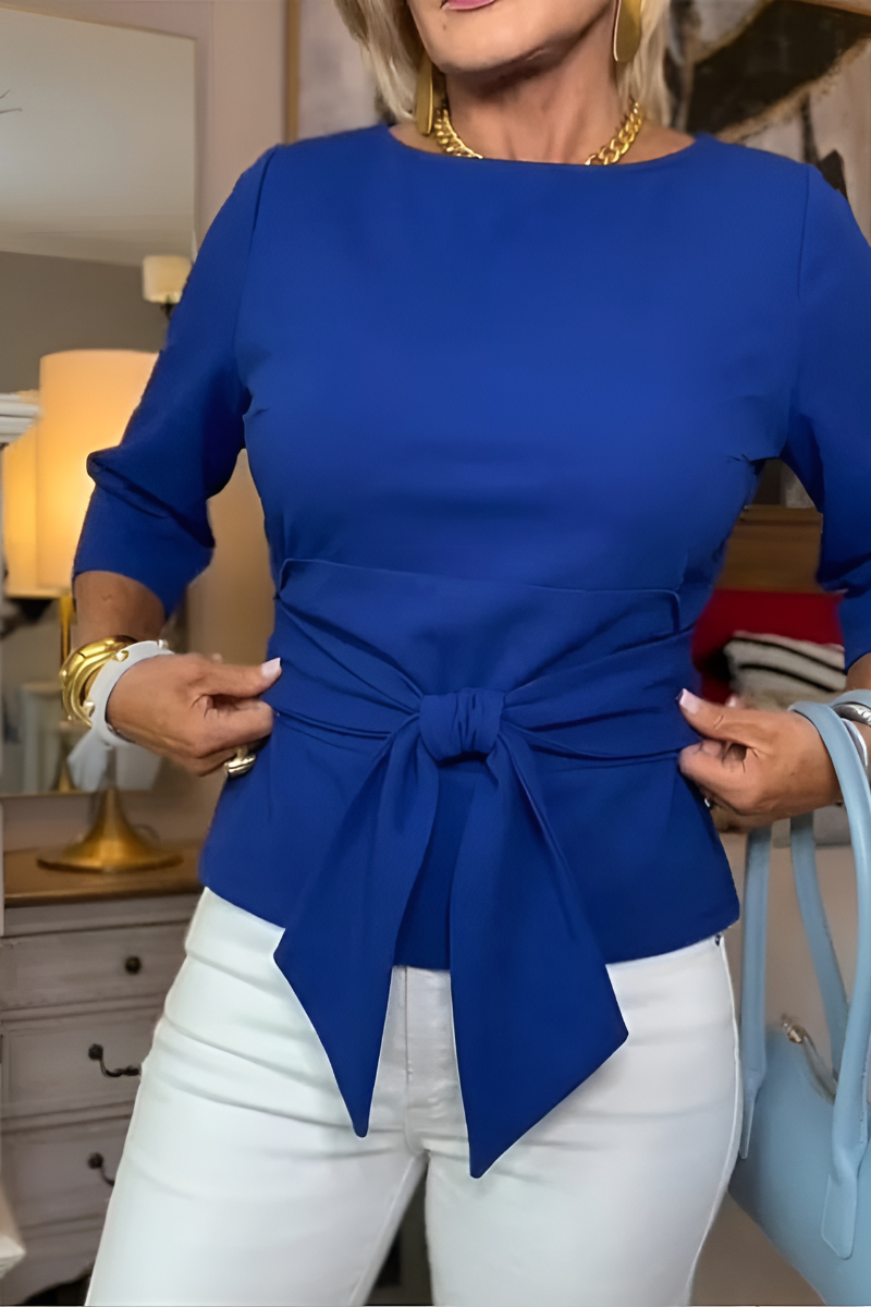 Judith | Tie Waist Flattering Top
