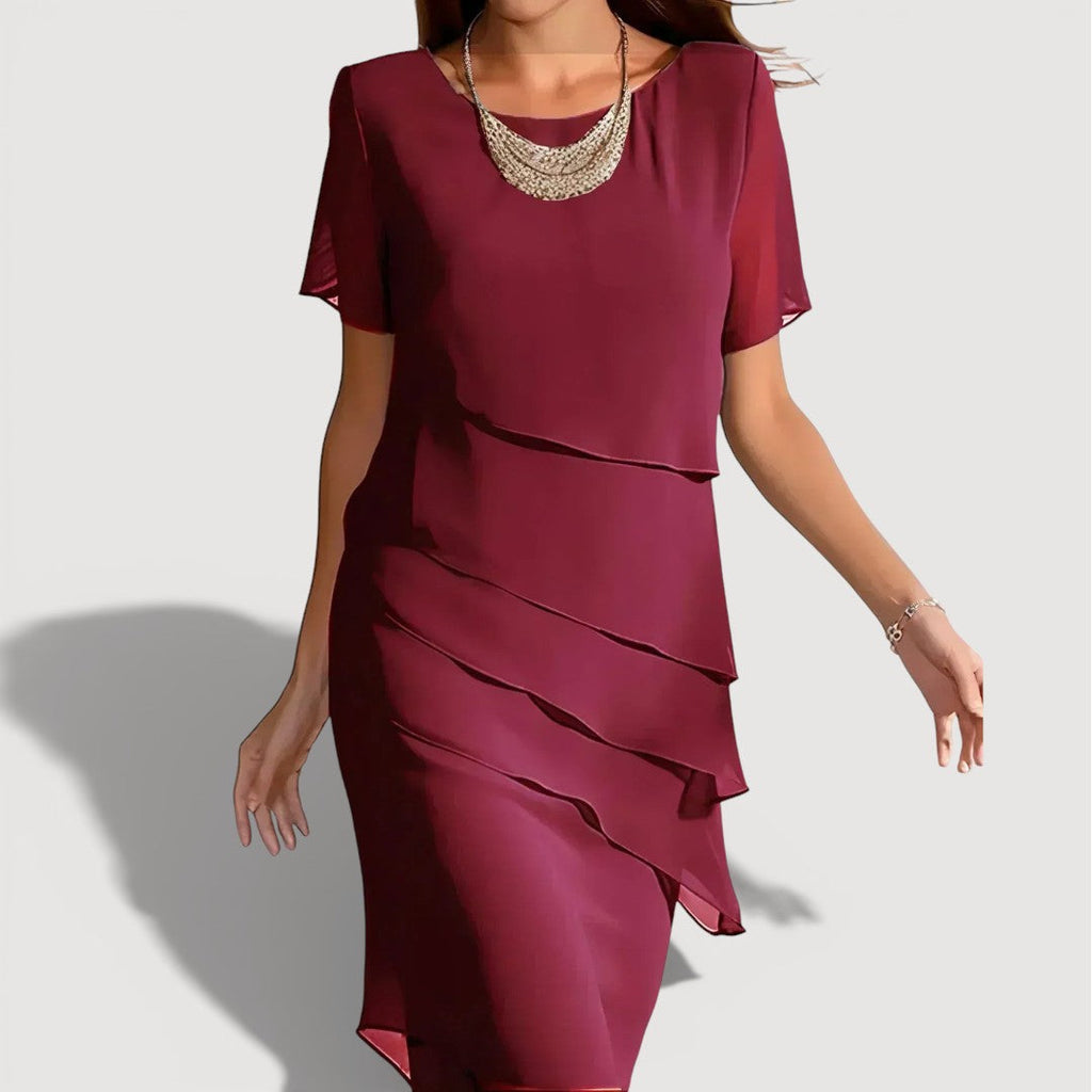 Pamela | Layered Midi Dress