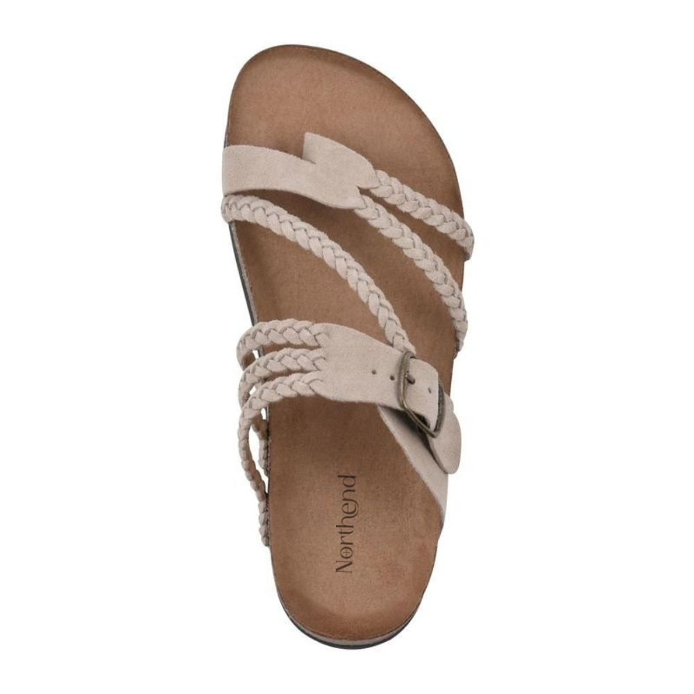 Lynda | Braided Cork Sandals