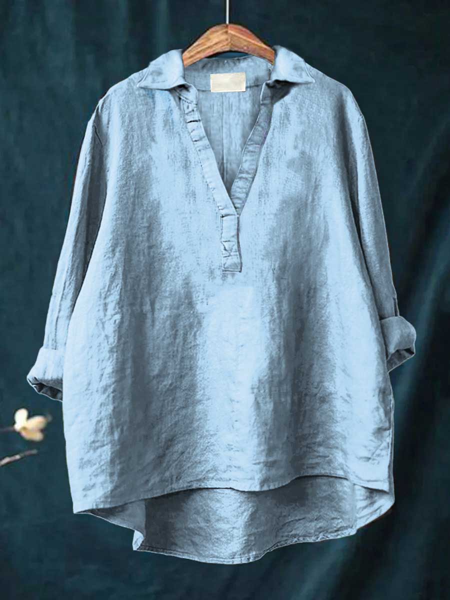 MOREAU LYON | V-NECK BLOUSE FOR WOMEN