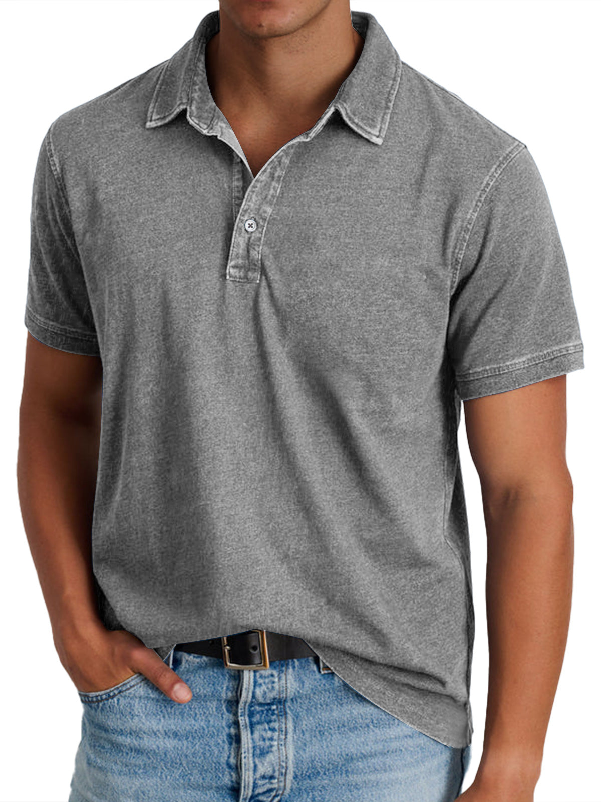 Anthony | Men's Relaxed Polo Shirt