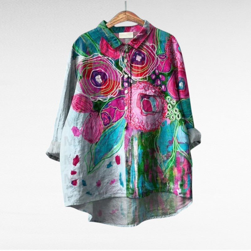 MOREAU LYON | COLOURED GARDEN BLOUSE FOR WOMEN