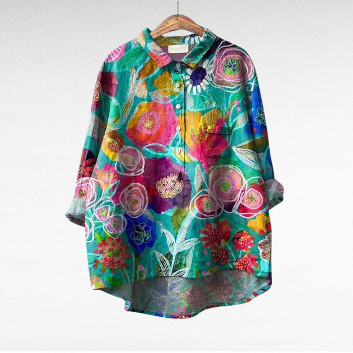 MOREAU LYON | COLOURED GARDEN BLOUSE FOR WOMEN