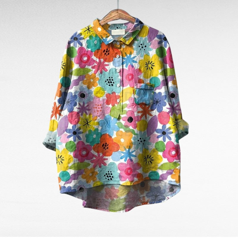MOREAU LYON | COLOURED GARDEN BLOUSE FOR WOMEN