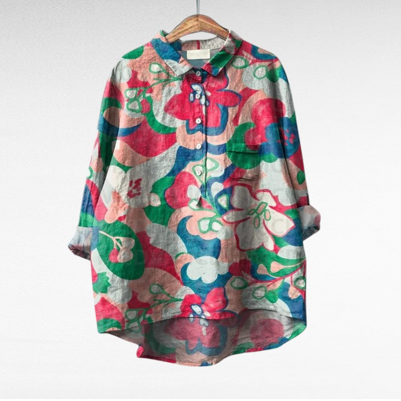 MOREAU LYON | COLOURED GARDEN BLOUSE FOR WOMEN