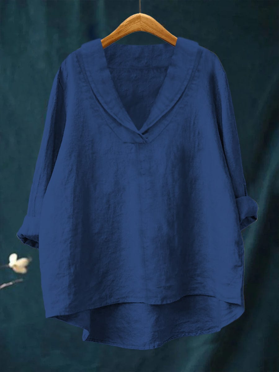 MOREAU LYON | AMPLE V-NECK BLOUSE FOR WOMEN
