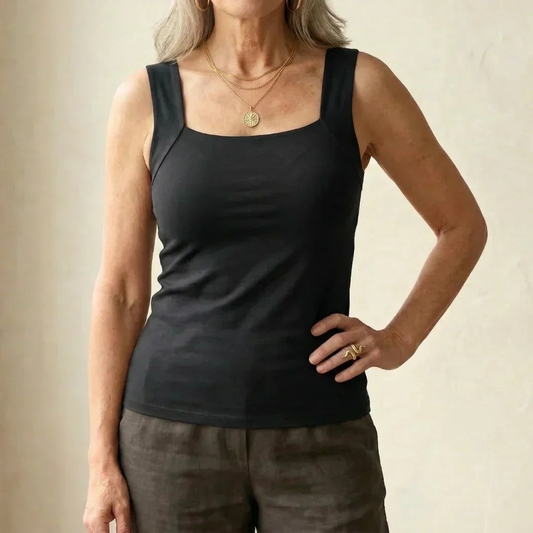Carolyn | Built In Comfort Bra Tank Top