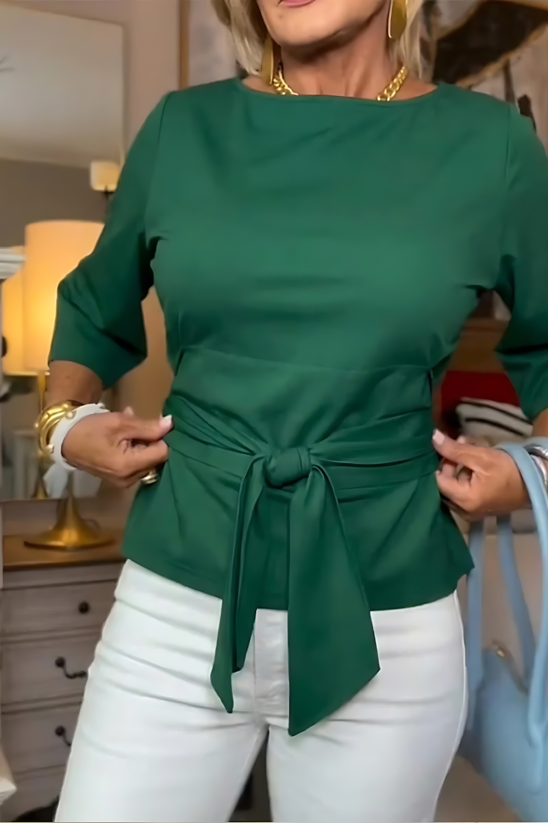 Judith | Tie Waist Flattering Top