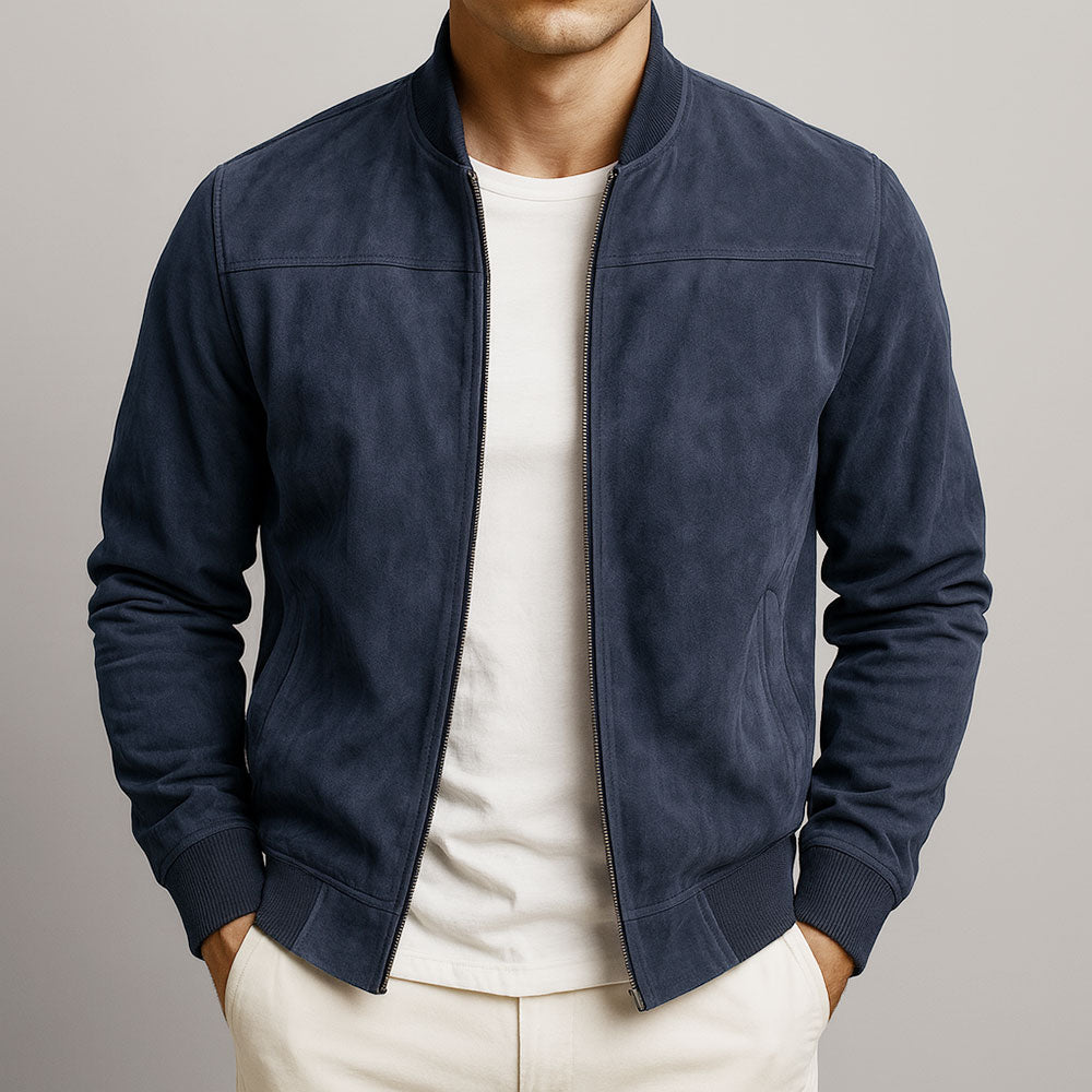 Kenneth | Jacket in Suede Look