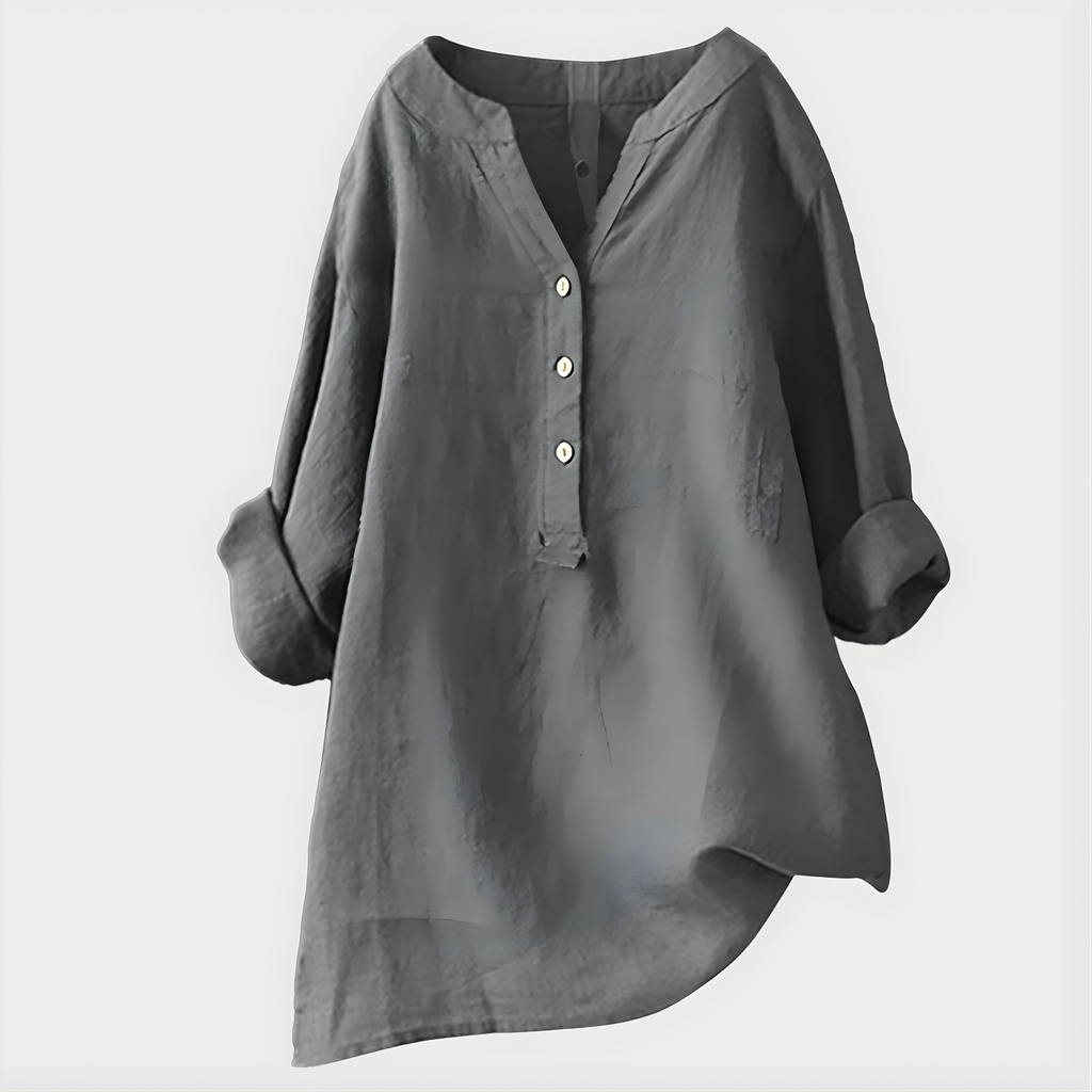 Diane | Elegant V Neck Blouse