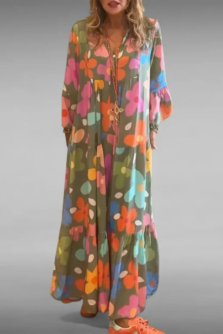 Mabel | Relaxed Fit Floral Maxi Dress