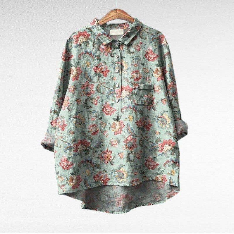 MOREAU LYON | ARTISTIC FLORAL SHIRT FOR WOMEN