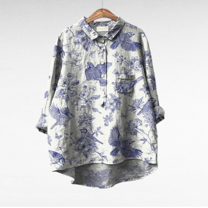 MOREAU LYON | ARTISTIC FLORAL SHIRT FOR WOMEN