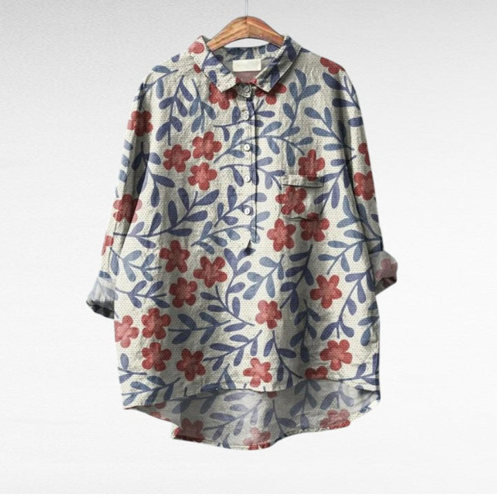 MOREAU LYON | ARTISTIC FLORAL SHIRT FOR WOMEN