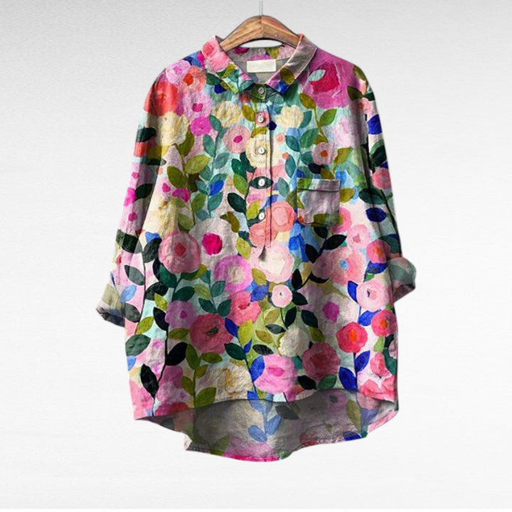 MOREAU LYON | ARTISTIC FLORAL SHIRT FOR WOMEN