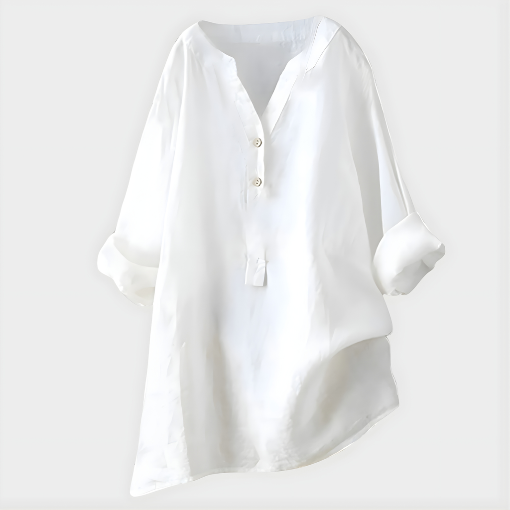Diane | Elegant V Neck Blouse