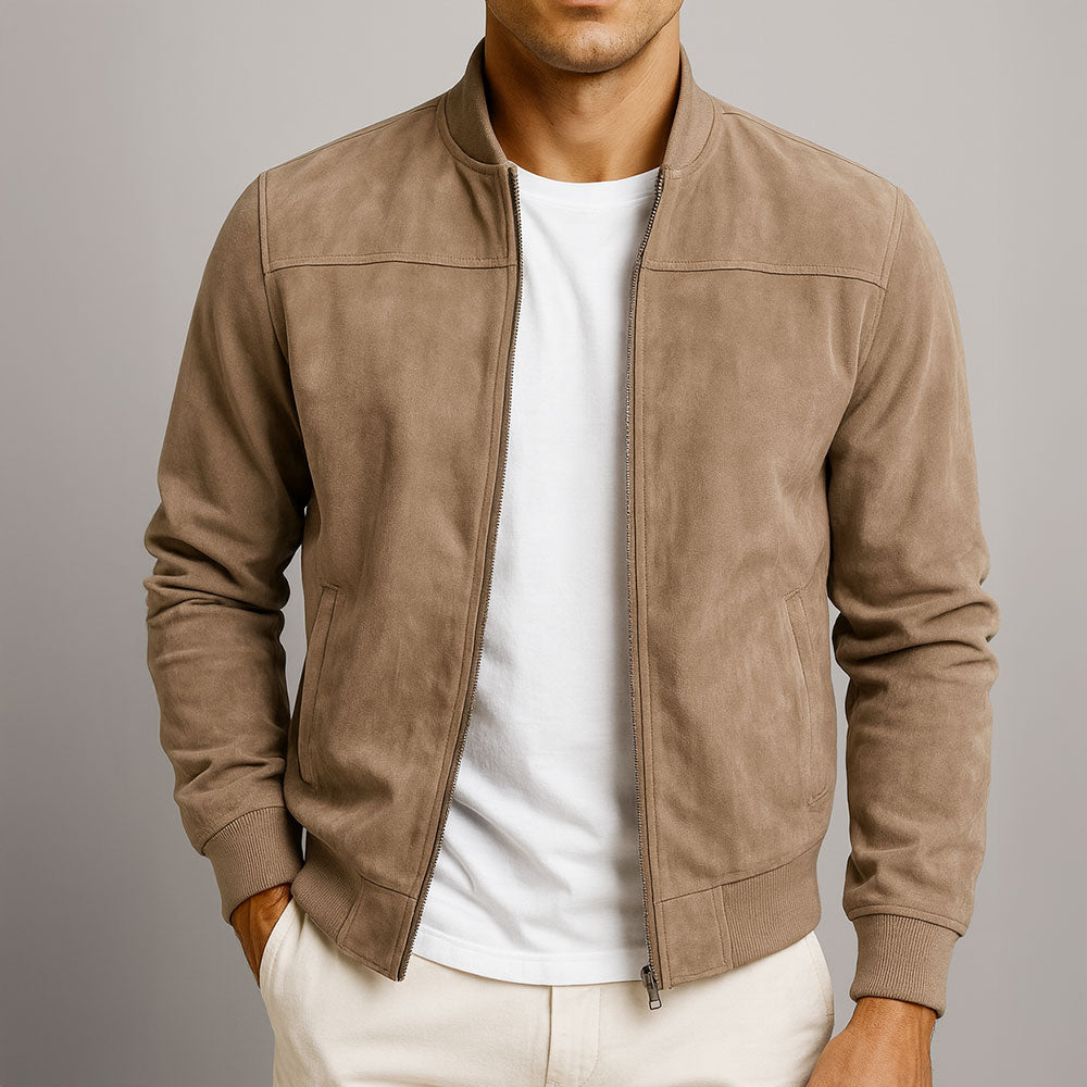Kenneth | Jacket in Suede Look