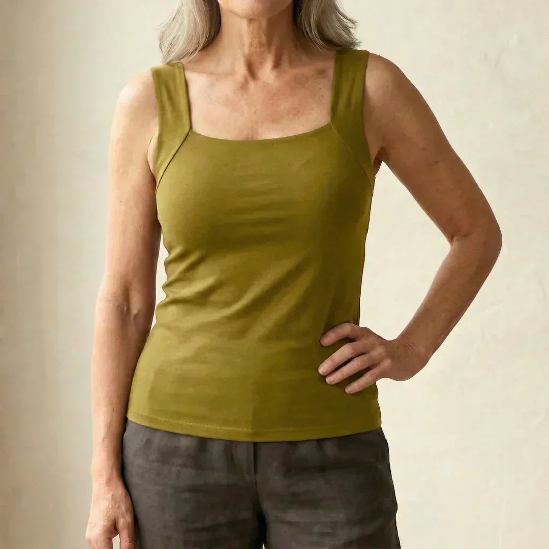 Carolyn | Built In Comfort Bra Tank Top