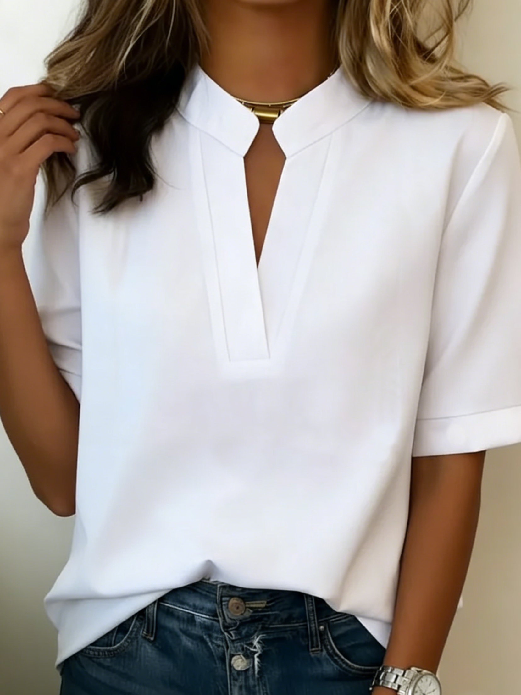 Beatrice | Elegant Blouse with Refined Collar