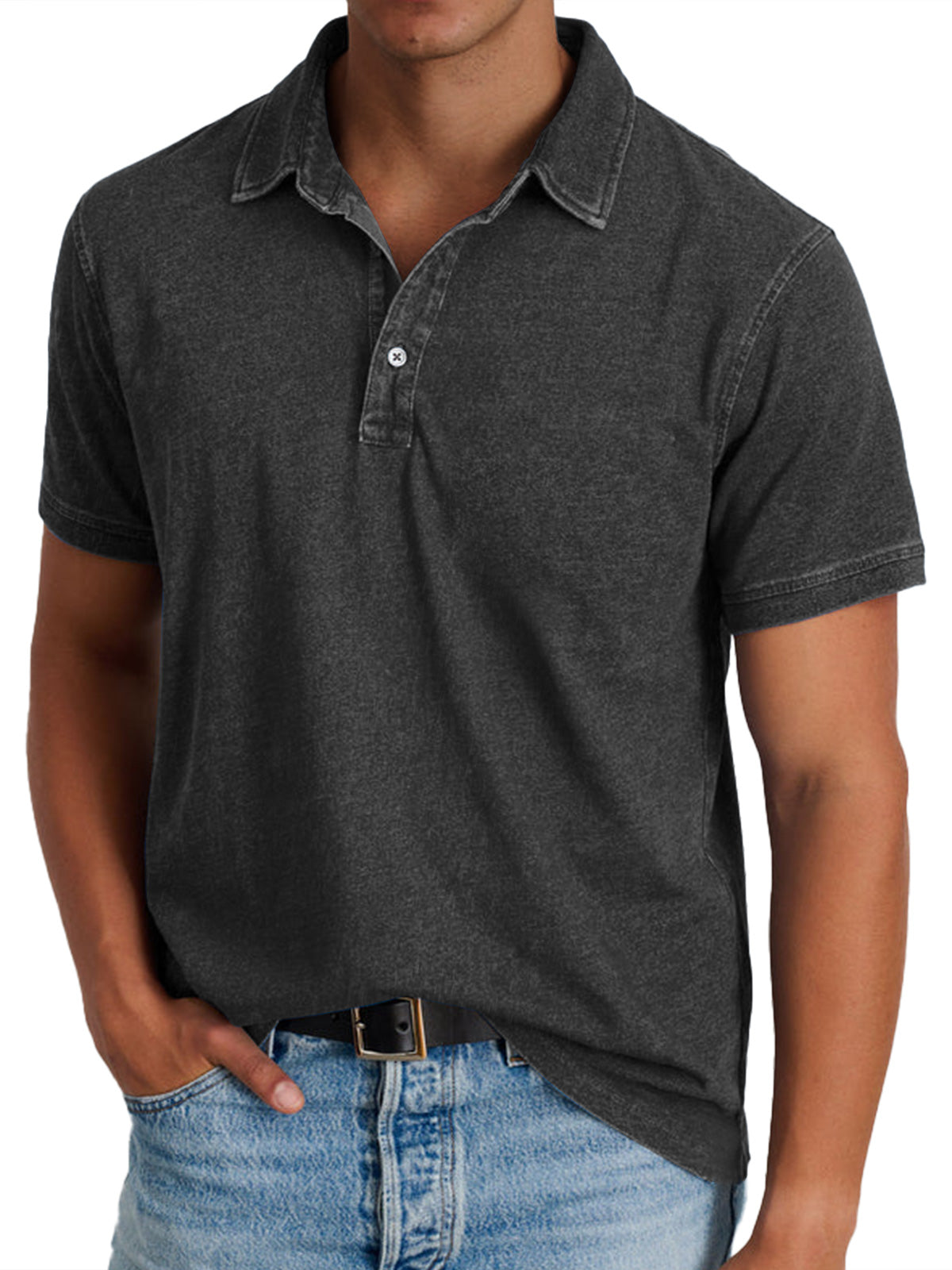 Anthony | Men's Relaxed Polo Shirt