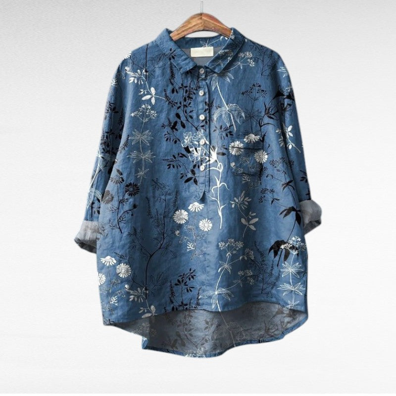 MOREAU LYON | ARTISTIC FLORAL SHIRT FOR WOMEN